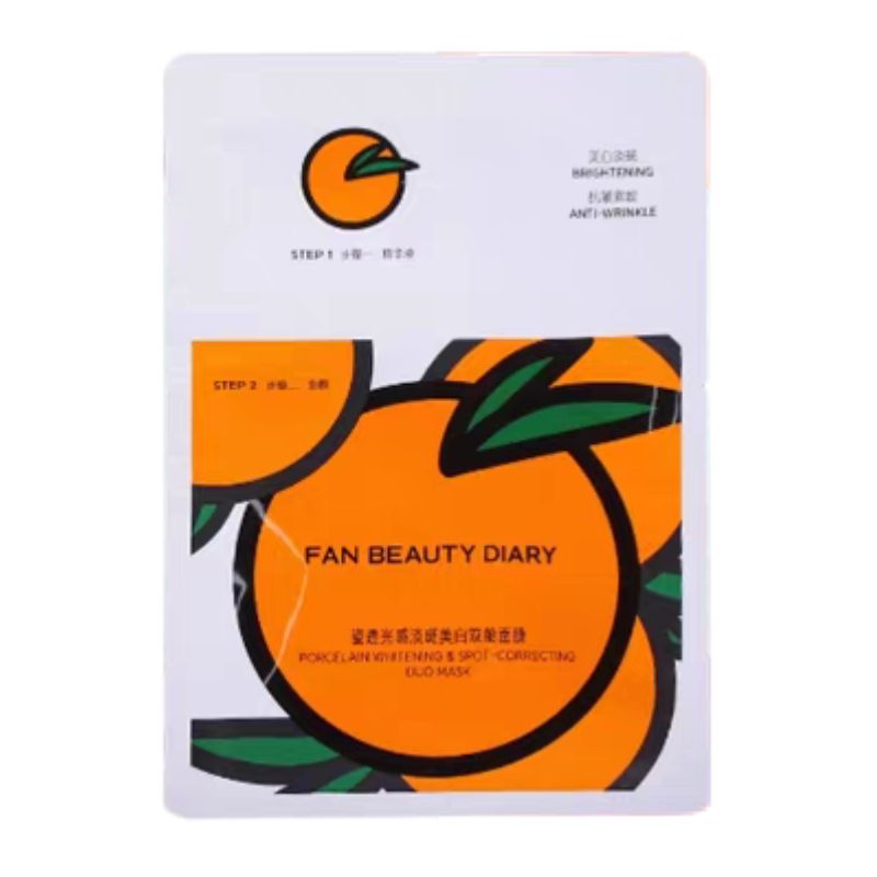 FAN BEAUTY DIARY Porcelain Whitening & Spot-Correcting Duo Mask