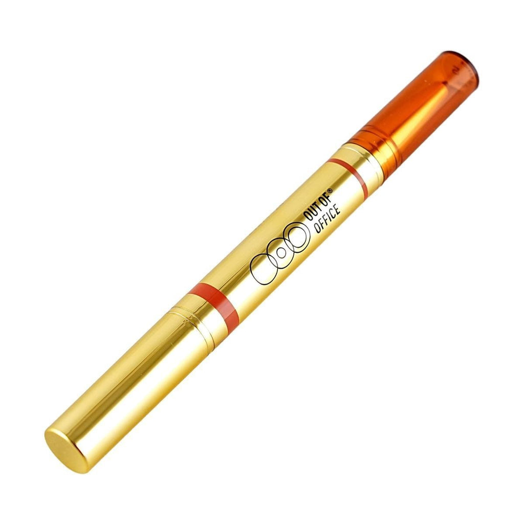 Out of Office 2-in-1 Lip Balm & Lip Liner Duo creamy lipstick