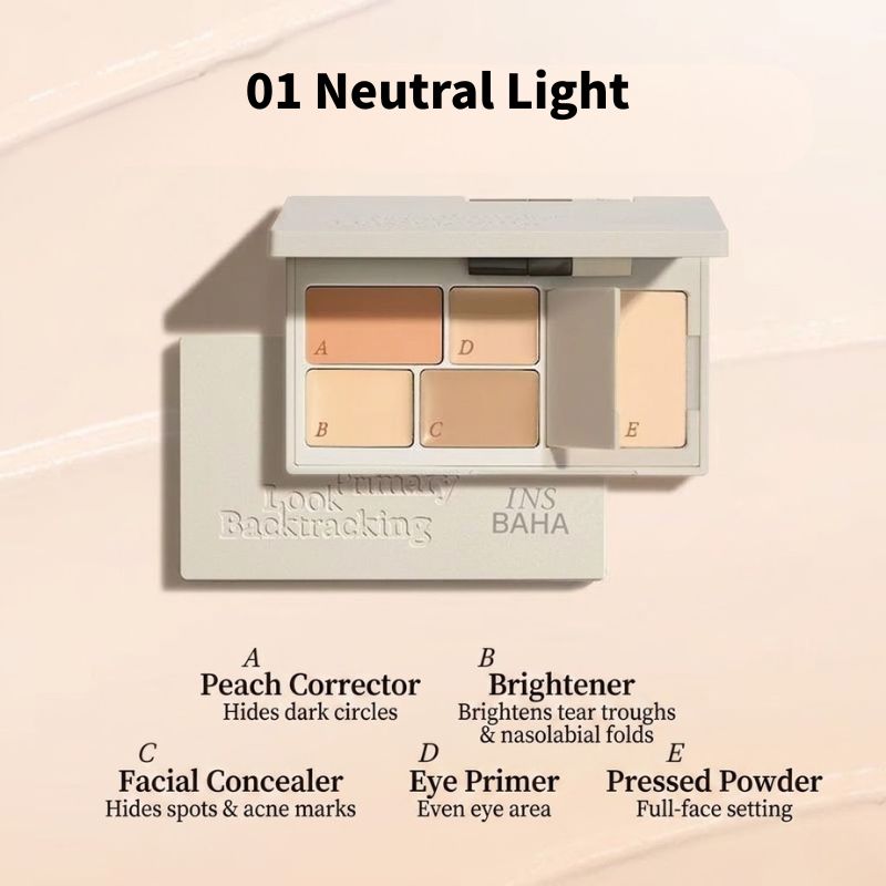 INSBAHA Pot 5 colours Concealer Palette