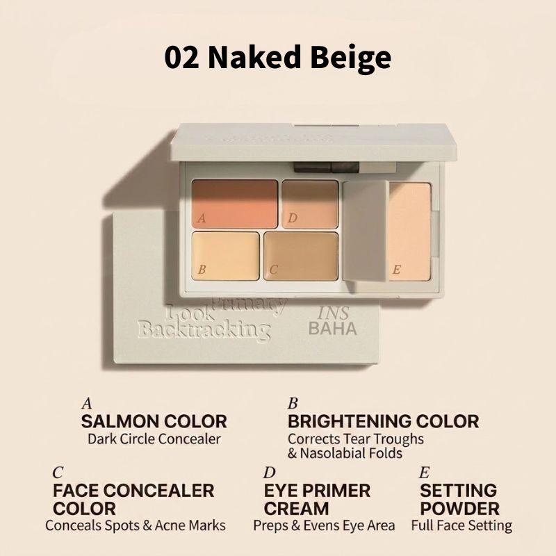 INSBAHA Pot 5 colours Concealer Palette