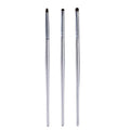 Silver Wooden Handle 3pcs Horse Hair Eyeshadow Brush Set Australia