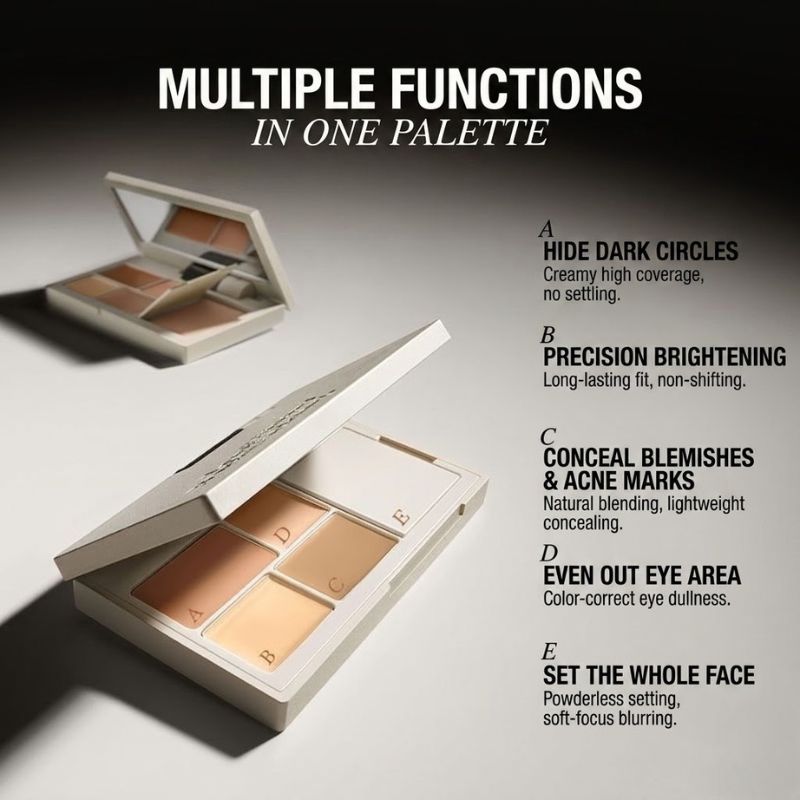 INSBAHA Pot 5 colours Concealer Palette