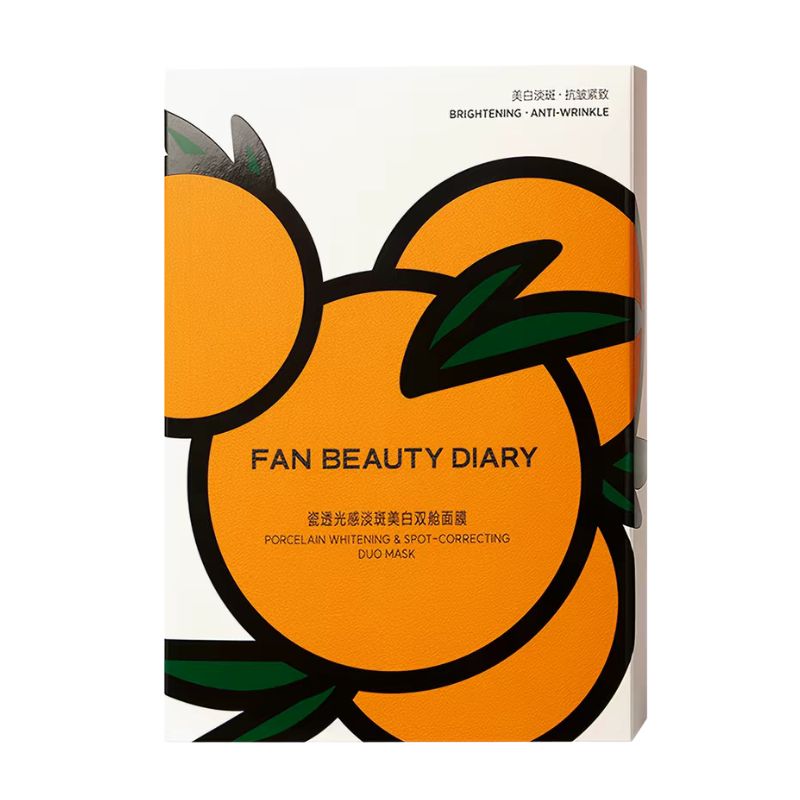 FAN BEAUTY DIARY Porcelain Whitening & Spot-Correcting Duo Mask