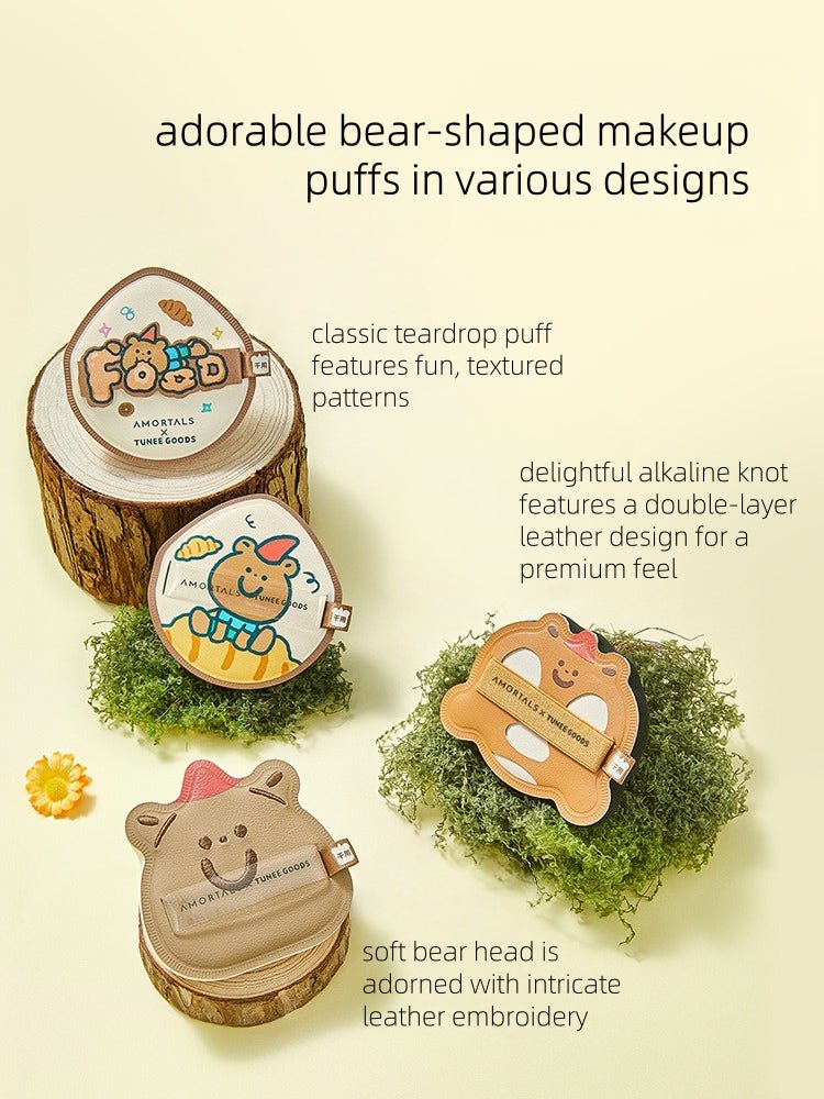 AMORTALS x TUNEE GOODS Croissant Makeup Sponge Set - RV Cosmetics