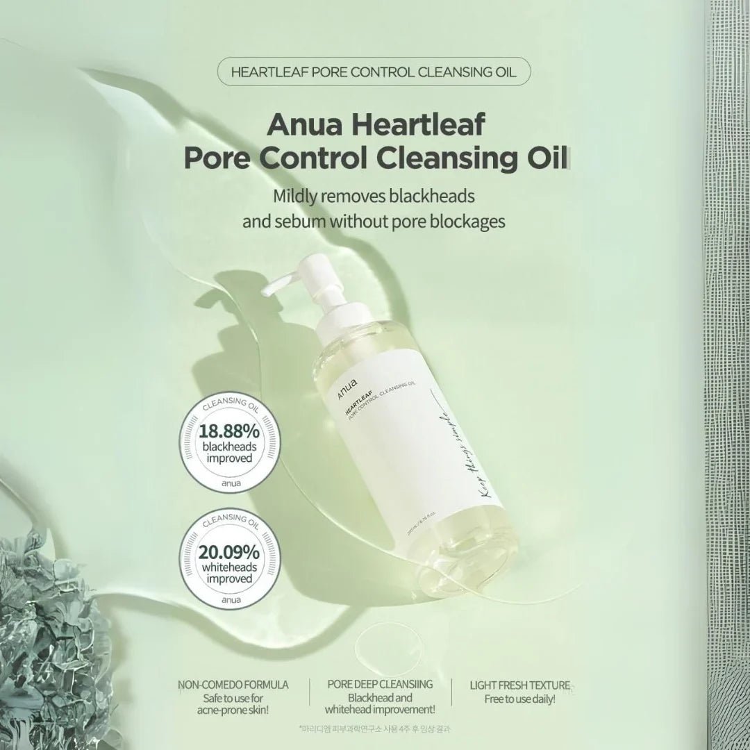 Anua Heartleaf Pore Control Cleansing Oil 200ml - RV Cosmetics