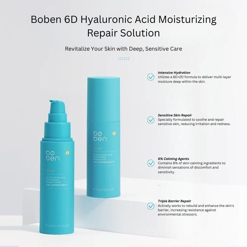 BOBEN 6D Hyaluronic Acid Moisturizing Repair Solution - RV Cosmetics