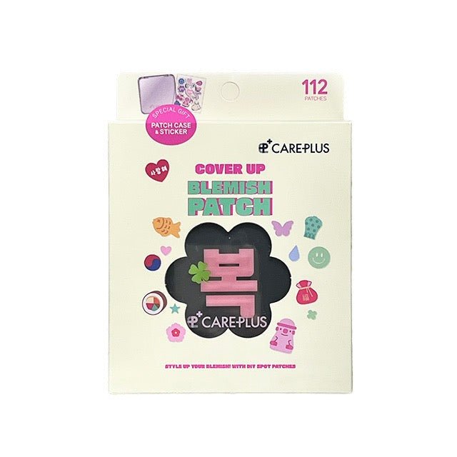 Care Plus Cover Up Blemish Patch – Korean Edition (112 Patches + Gift Case) - RV Cosmetics
