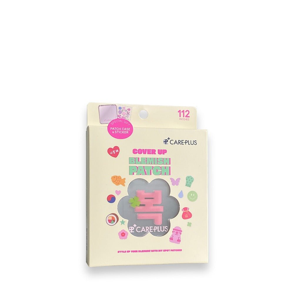 Care Plus Cover Up Blemish Patch – Korean Edition (112 Patches + Gift Case) - RV Cosmetics