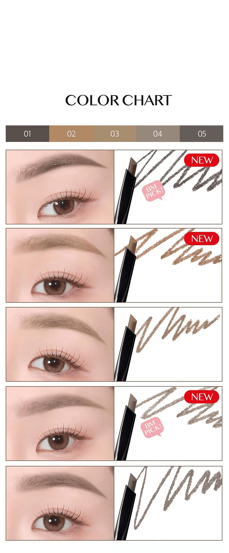 CLIO – Kill Brow Auto Hard Brow Pencil (0.3g) - RV Cosmetics