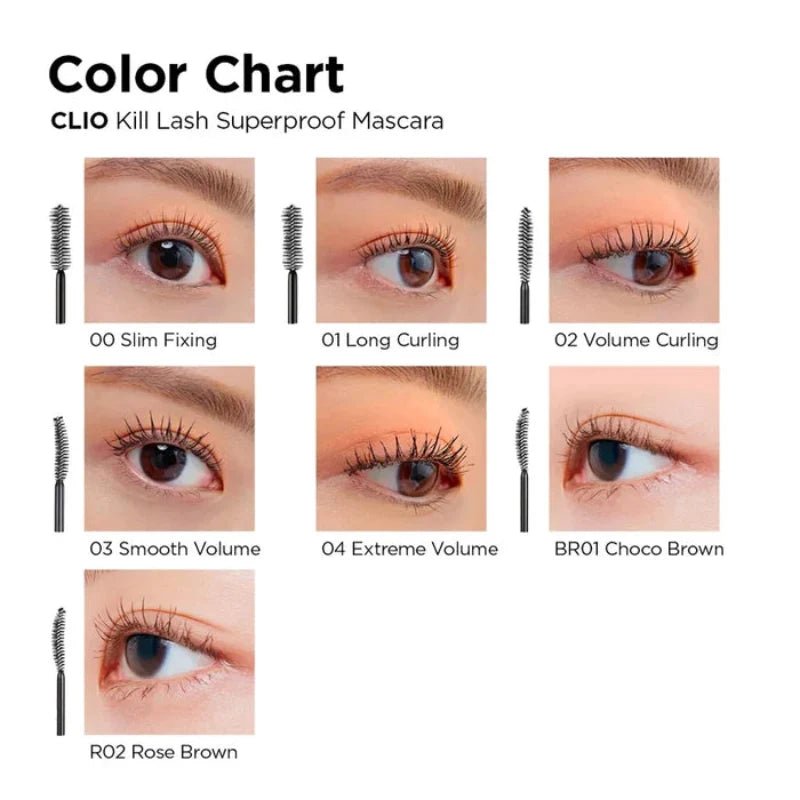 CLIO Kill Lash Superproof Mascara 9g - RV Cosmetics