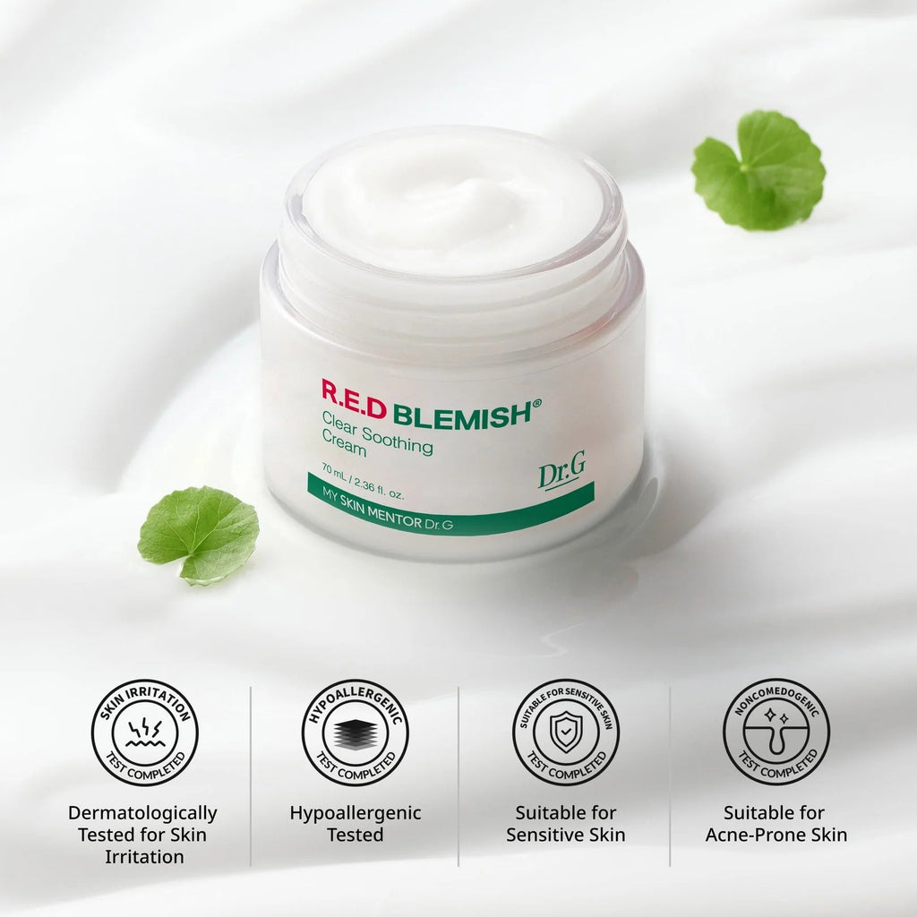 Dr.G R.E.D Blemish Clear Soothing Cream (70ml) - RV Cosmetics