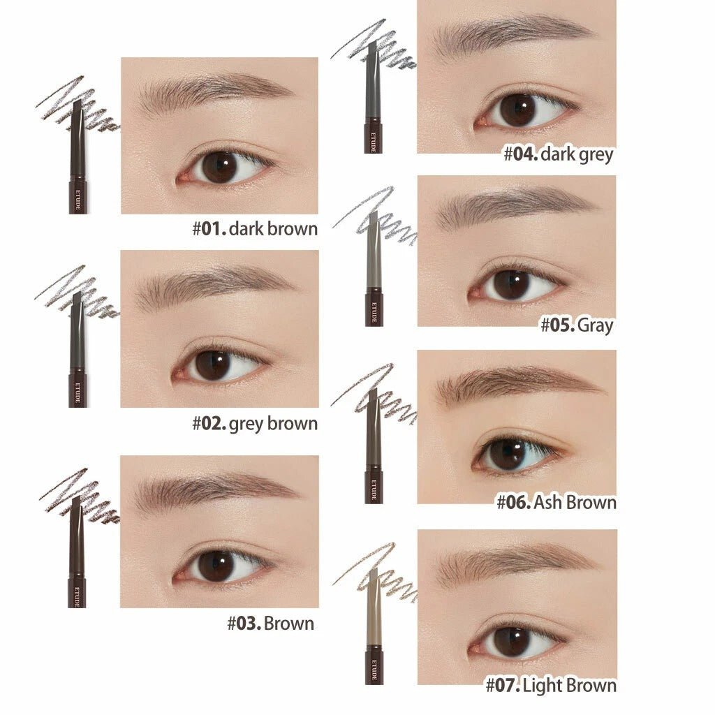 Etude House Drawing Eye Brow Pencil – Natural Long-Lasting Eyebrow Shaper - RV Cosmetics