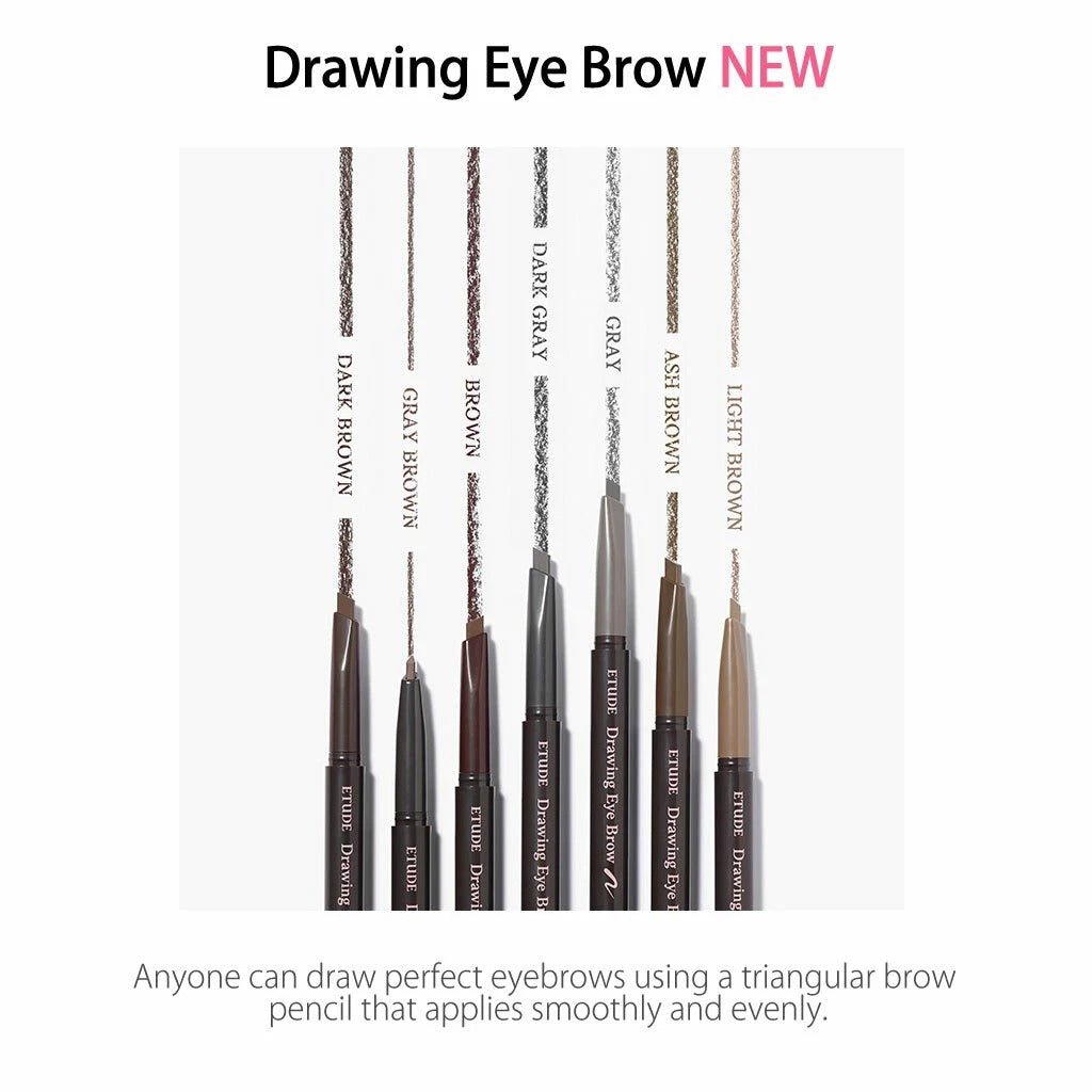 Etude House Drawing Eye Brow Pencil – Natural Long-Lasting Eyebrow Shaper - RV Cosmetics
