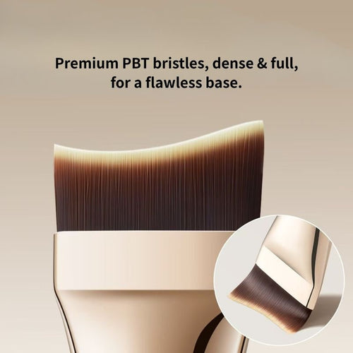 Fishtail Foundation Brush Australia | Aestha Cosmetics - RV Cosmetics
