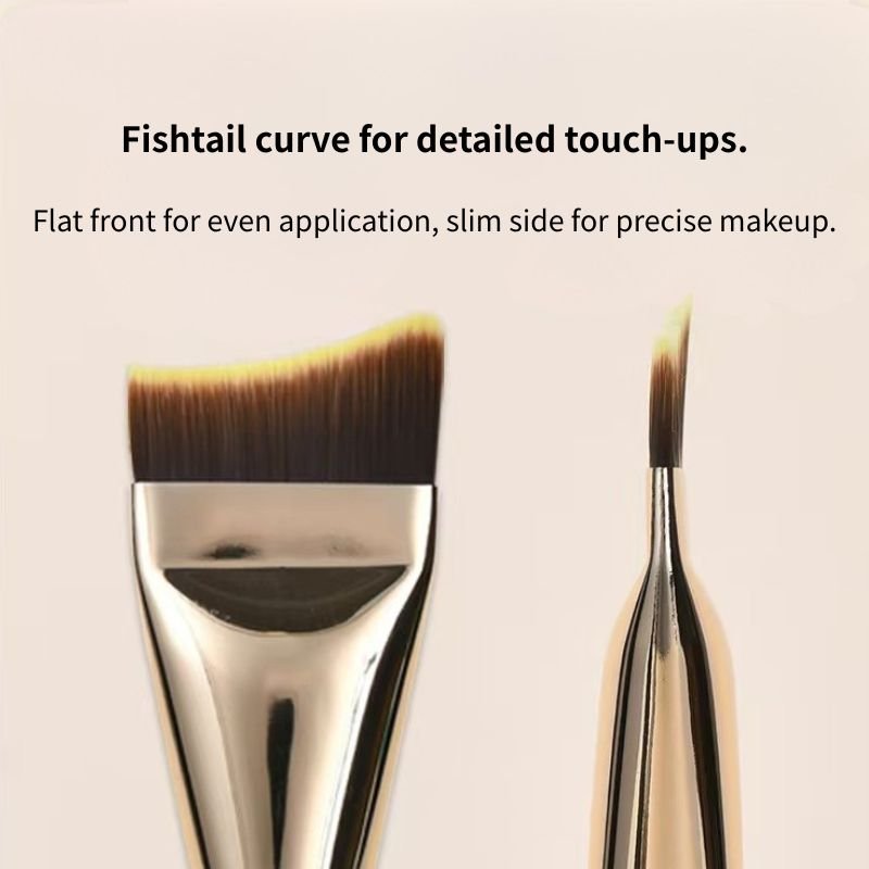 Fishtail Foundation Brush Australia | Aestha Cosmetics - RV Cosmetics