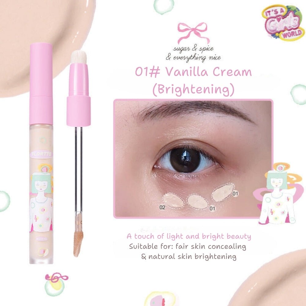 FLORTTE Wackky Girl's World Concealer - RV Cosmetics
