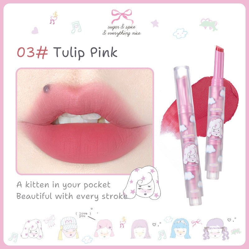 FLORTTE Wackky Girl's World Solid Lip Mud - RV Cosmetics