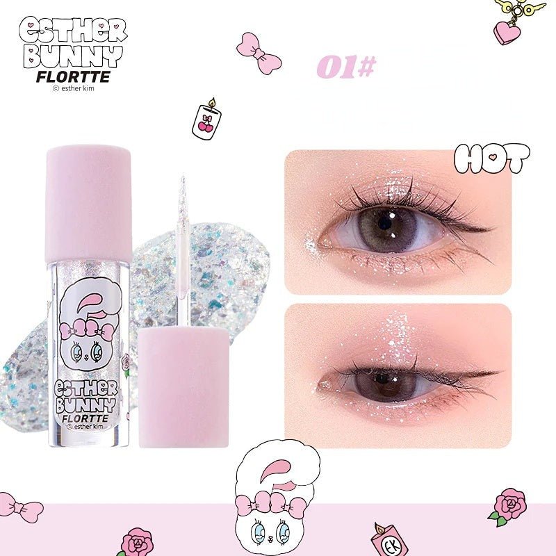 FLORTTE X ESTHER BUNNY Liquid Eyeshadow - RV Cosmetics
