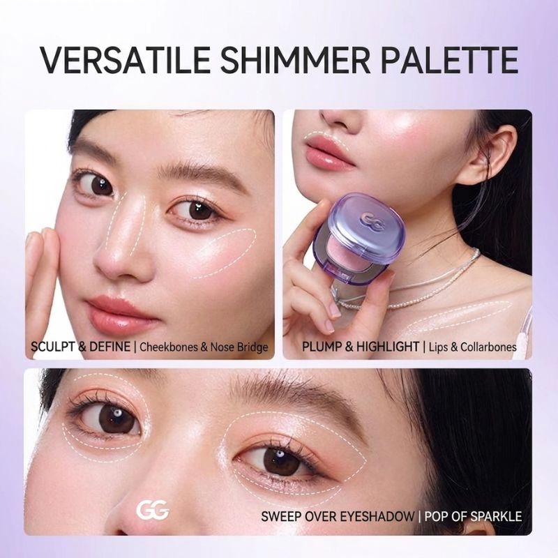 Girlcrush Water Glow Highlighter Powder (4g) | Dewy Radiance Highlight - RV Cosmetics