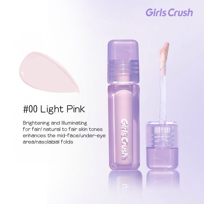 Girls Crush Water Velvet lightweight liquid Concealer (8g) - RV Cosmetics