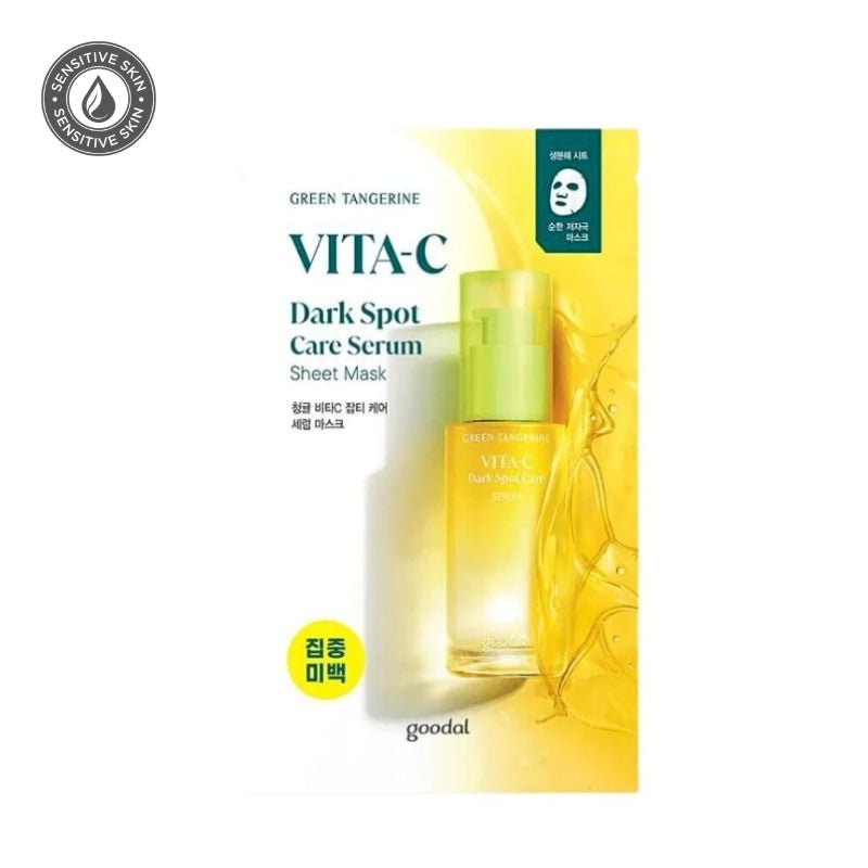 Goodal Green Tangerine Vita-C Dark Spot Care Serum Sheet Mask - RV Cosmetics