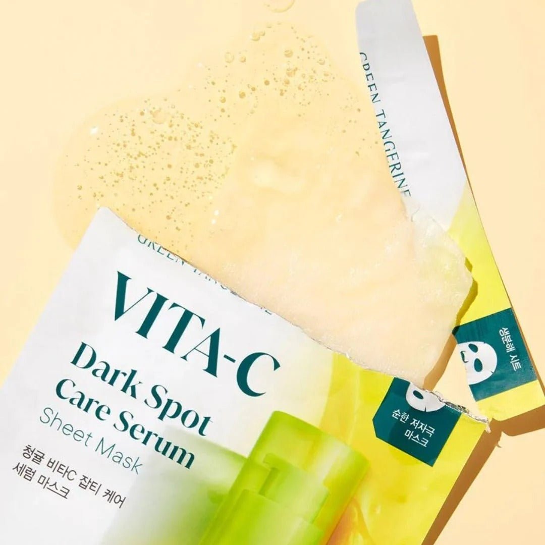 Goodal Green Tangerine Vita-C Dark Spot Care Serum Sheet Mask - RV Cosmetics