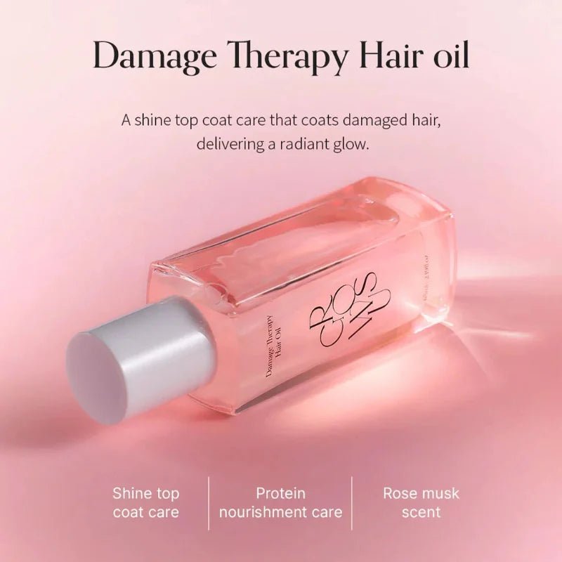 Growus Damage Therapy Hair Oil 65ml – Nourishing Korean Hair Oil for Smooth &amp; Healthy-Looking Hair - RV Cosmetics