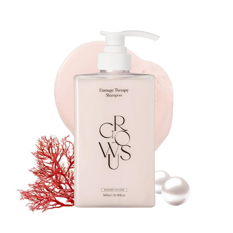 Growus Damage Therapy Shampoo EX 500ml – Korean Repair Care Shampoo for Dry &amp; Damaged Hair - RV Cosmetics