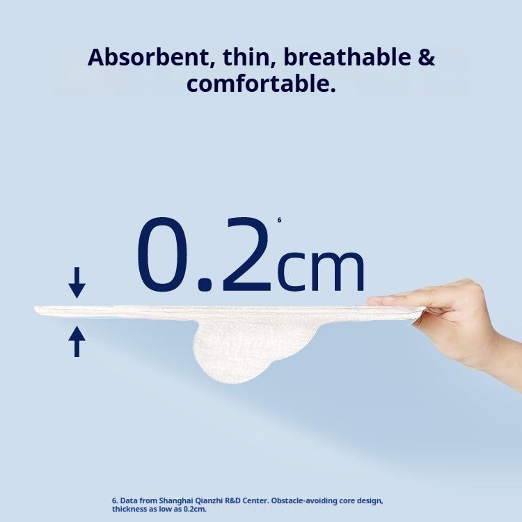 HERLAB Deep Blue Ultra-Thin soft Cotton Sanitary Pad (8 pcs) - RV Cosmetics