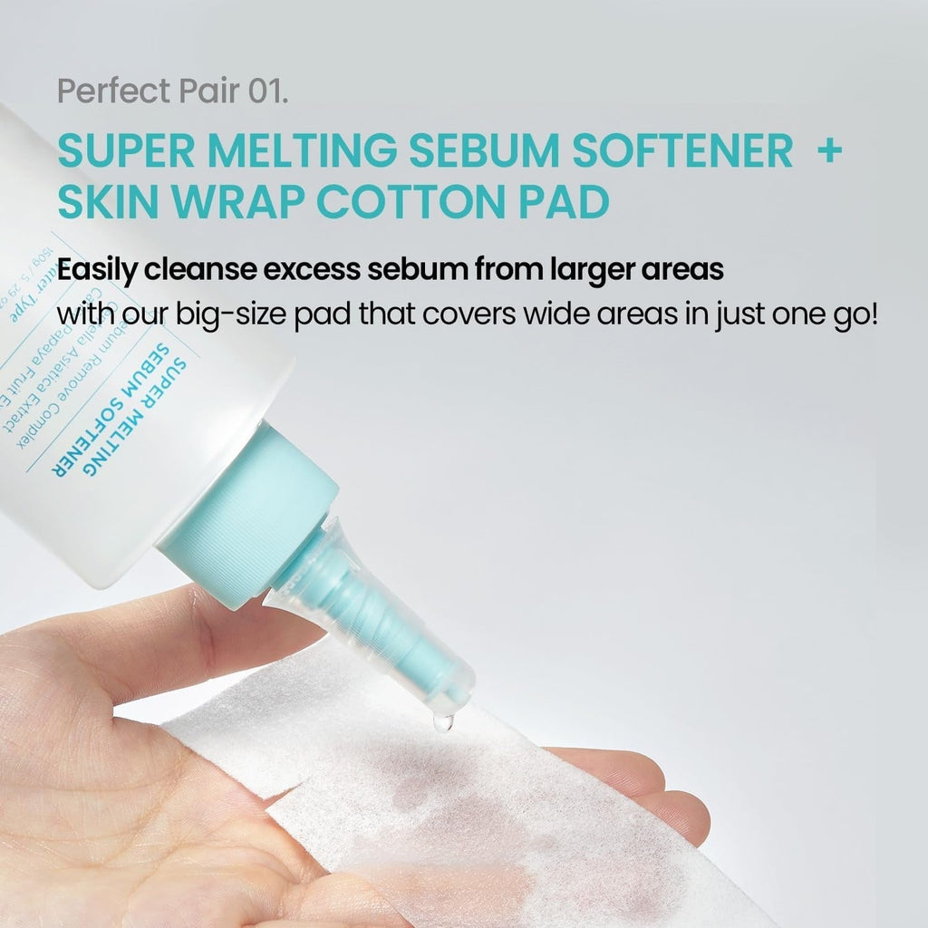 ILSO Natural Mild Clear Nose Patch Set + 40 Skin Wrap Cotton Pads (Sebum Softener & Pore Care Kit） - RV Cosmetics