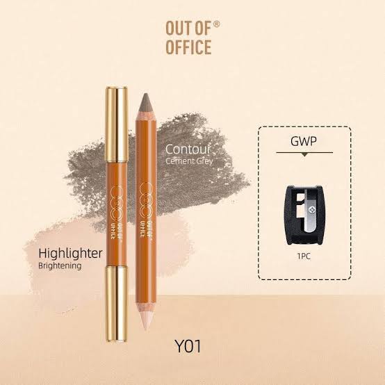 Out of Office Contour & Highlight Duo Pencil (+sharpener）