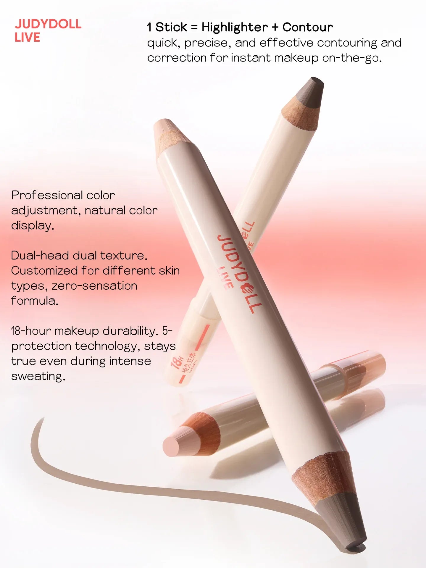 Judydoll Highlight & Contour Stick – 5g