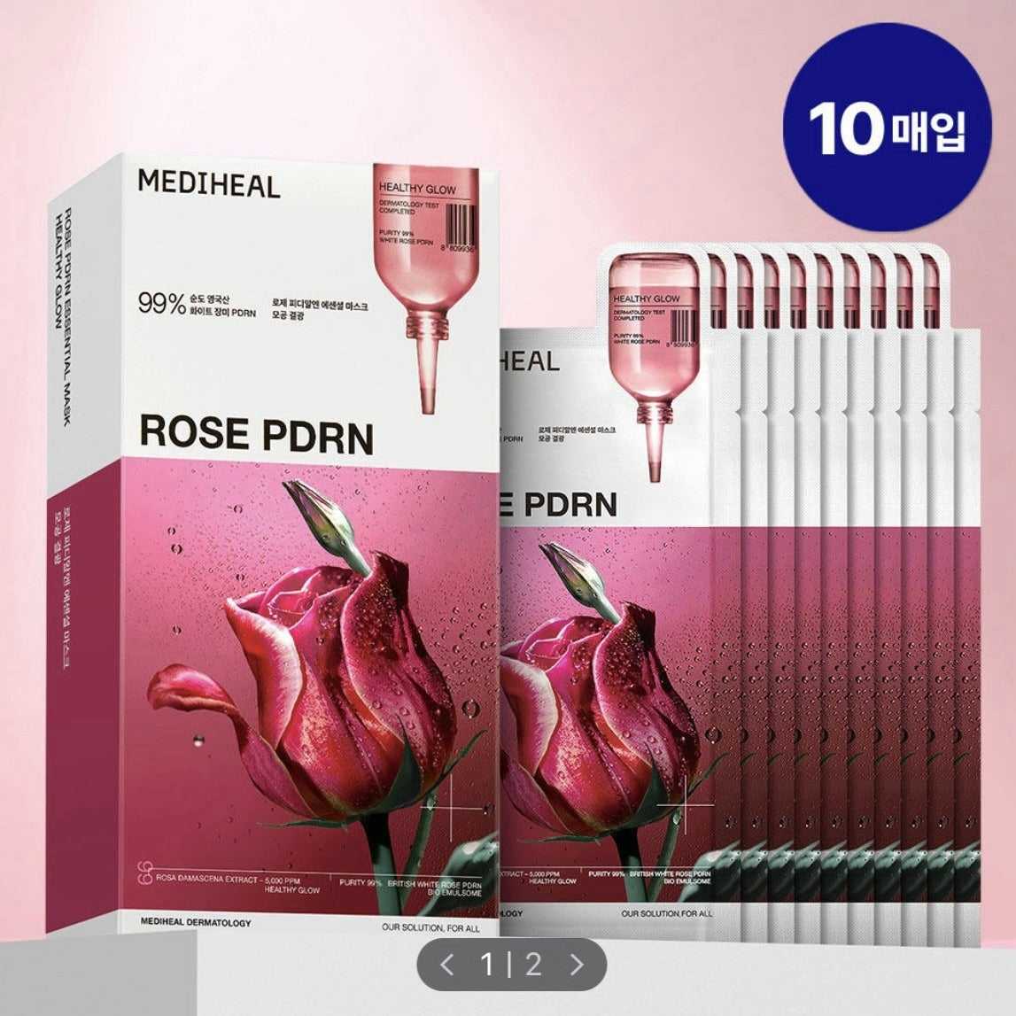 Mediheal Rose PDRN Face Essential Mask