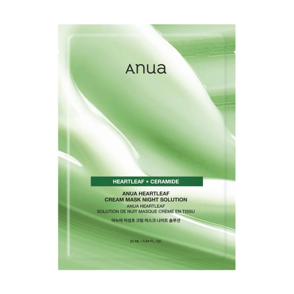 Anua Heartleaf Cream Sheet Mask – Night Solution