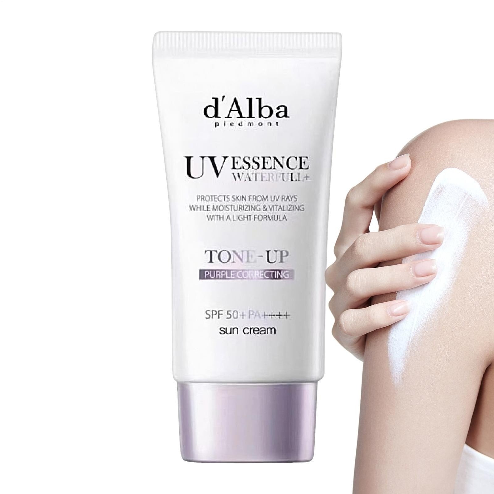 d’Alba Waterfull UV Essence Tone Up Sun Cream Purple SPF50+ PA++++ 50ml