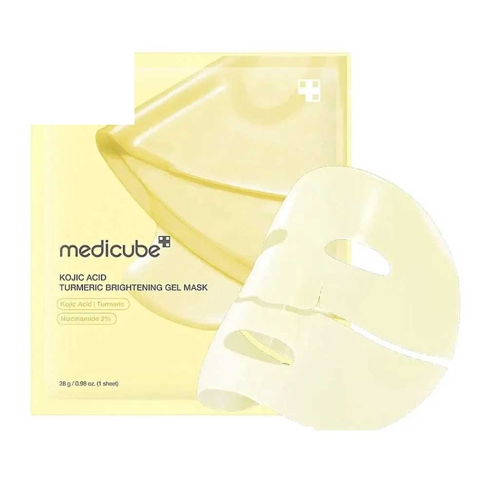 MEDICUBE Kojic Acid Turmeric Brightening Gel Mask – Radiance-Boosting Sheet Mask