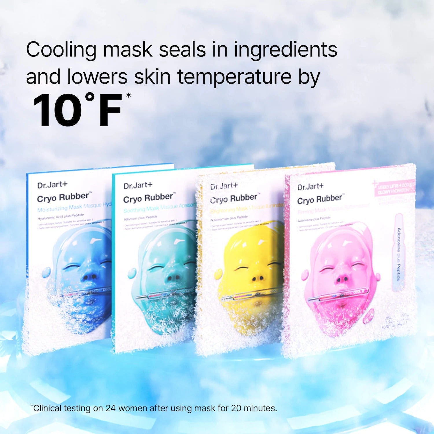 Dr.Jart+ Cryo Rubber with Soothing Allantoin – Cooling Rubber Sheet Mask