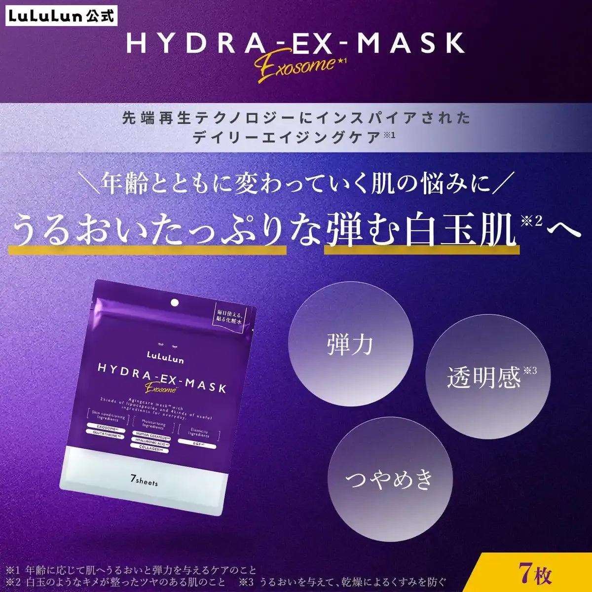 Lululun Hydra EX Face Mask (7 pcs)