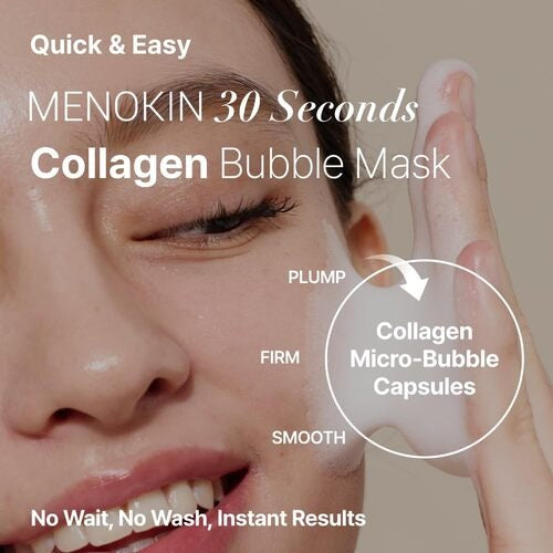 MENOKIN 30 Seconds Quick Bubble Mask 5 Types – Multi-Action Oxygen Foaming Mask