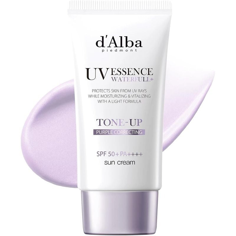 d’Alba Waterfull UV Essence Tone Up Sun Cream Purple SPF50+ PA++++ 50ml