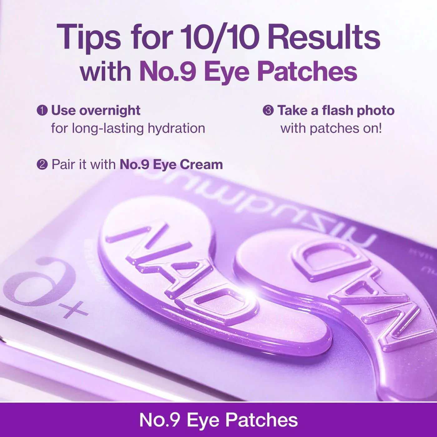 Numbuzin No.9 NAD+ Collagen Under Eye Patches (5pc）