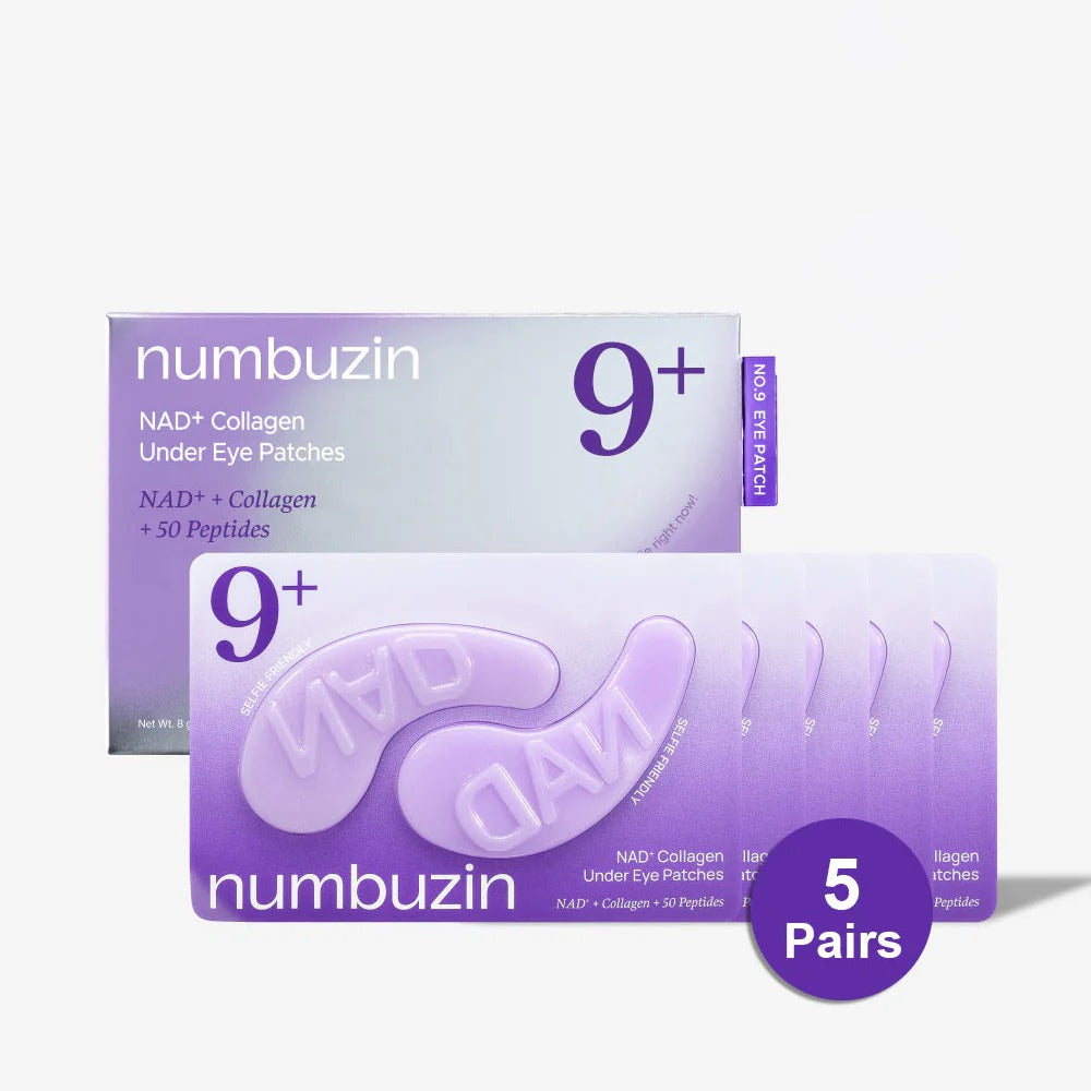 Numbuzin No.9 NAD+ Collagen Under Eye Patches (5pc）