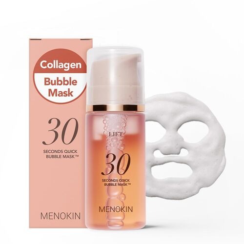 MENOKIN 30 Seconds Quick Bubble Mask 5 Types – Multi-Action Oxygen Foaming Mask