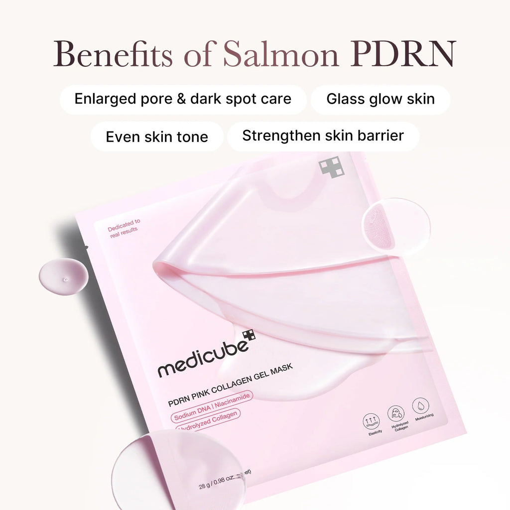 MEDICUBE PDRN Pink Collagen Gel Mask – Hydrating & Firming Sheet Mask