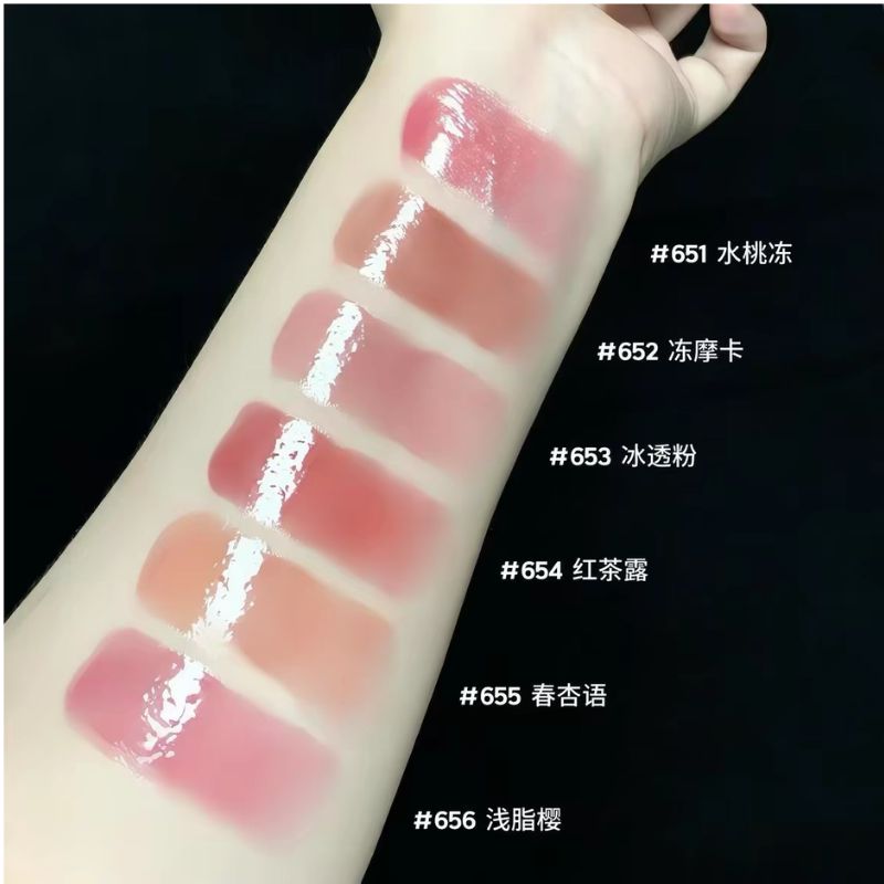 JOOCYEE Crystal Clear Lip Gloss | Ice Transparent Shine Lip Tint Gloss - RV Cosmetics