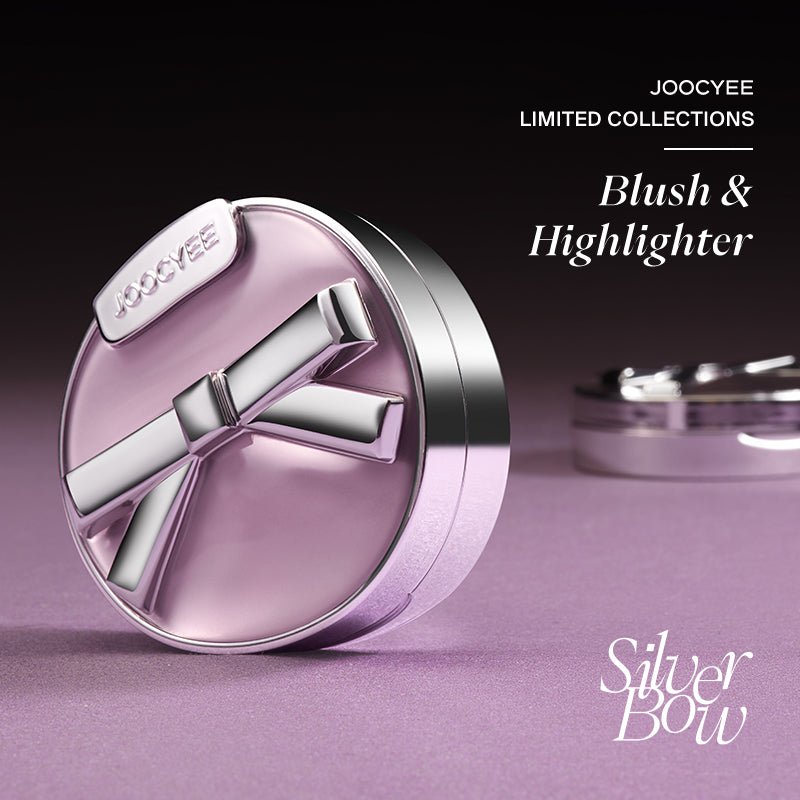 JOOCYEE Silver Bow Blush & Highlighter - RV Cosmetics