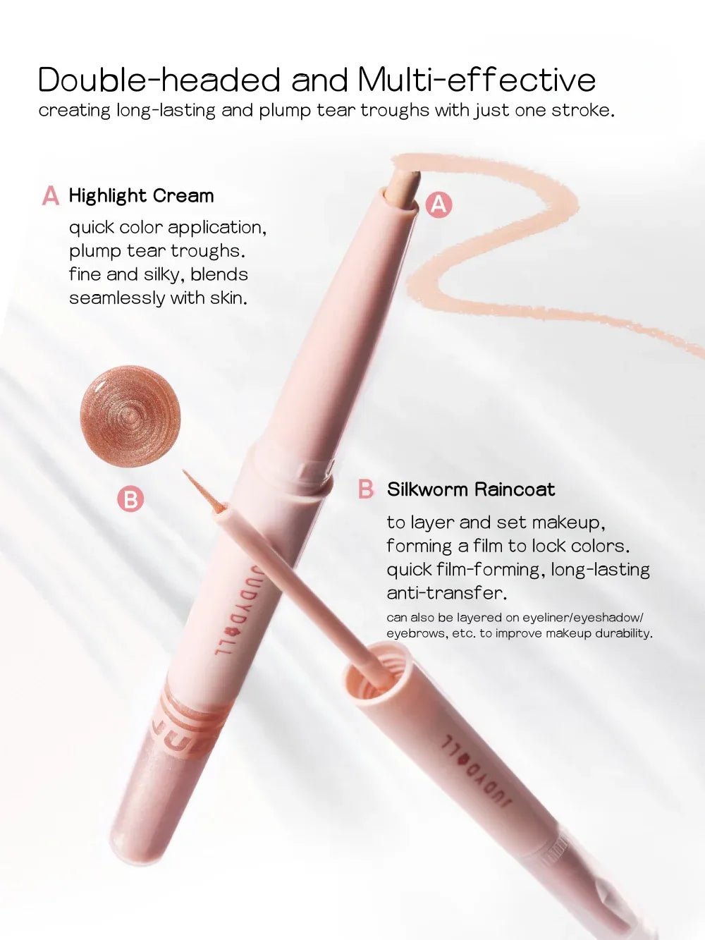 Judydoll Dual-End Undereye Pen - RV Cosmetics