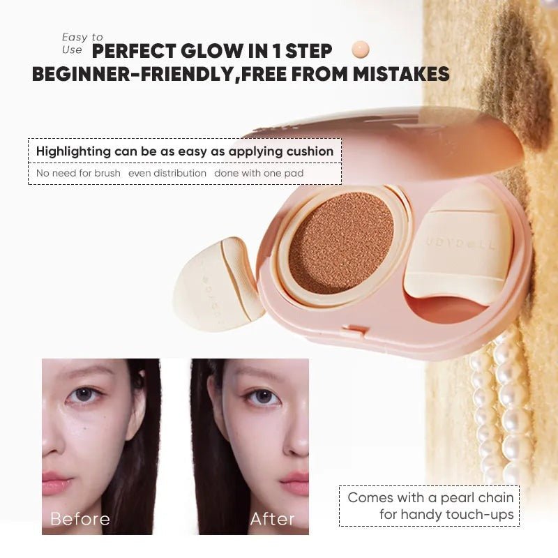 JUDYDOLL Little Pearl Highlighting Concealer Cushion - RV Cosmetics