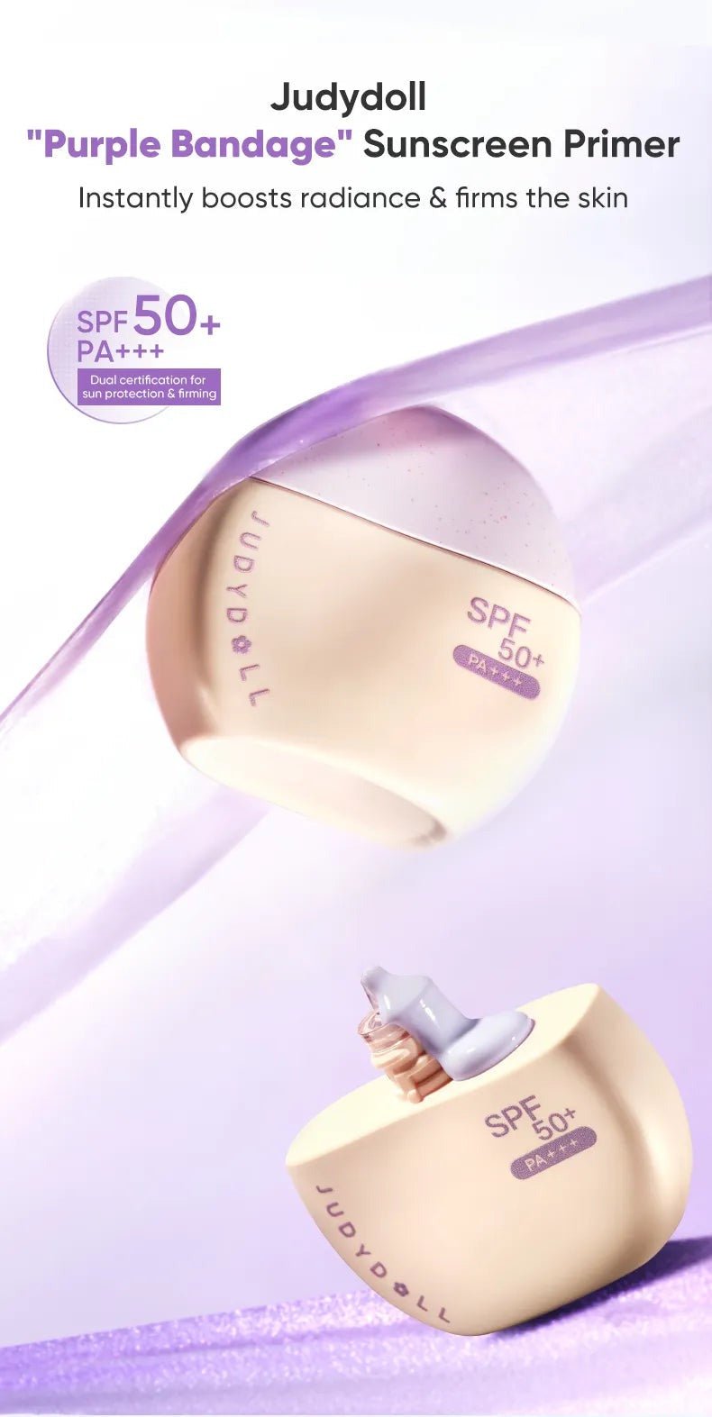JUDYDOLL sun screen SPF50+ PA+++ Primer - RV Cosmetics