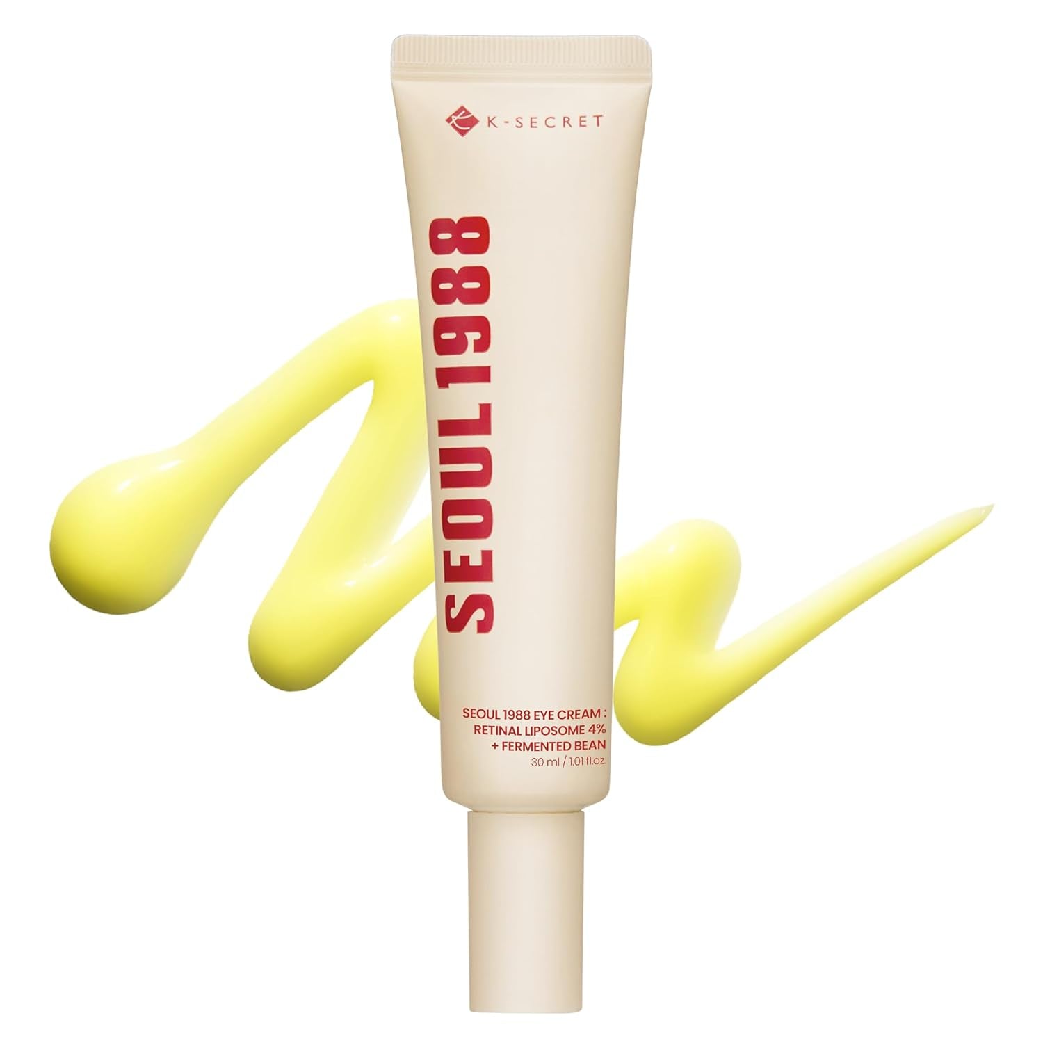 K-Secret Seoul 1988 Eye Cream 30ml – Retinal Liposome 4% + Fermented Bean - RV Cosmetics